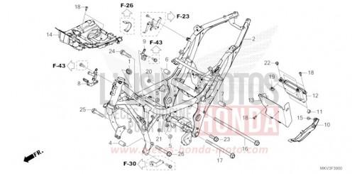 FRAME BODY NSS750R de 2024